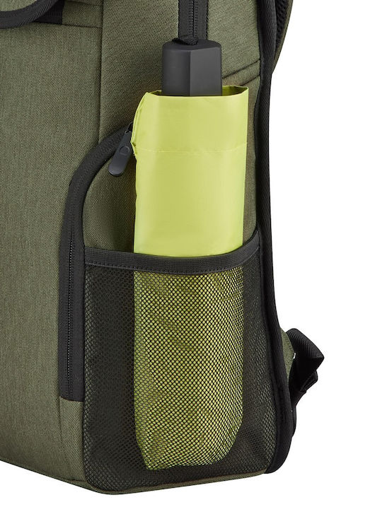 Delsey Раница за лаптоп 15.6" в кафяв цвят 391660403