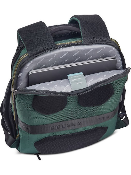 Delsey Раница за лаптоп 15" с USB порт в кафяв цвят 210261023