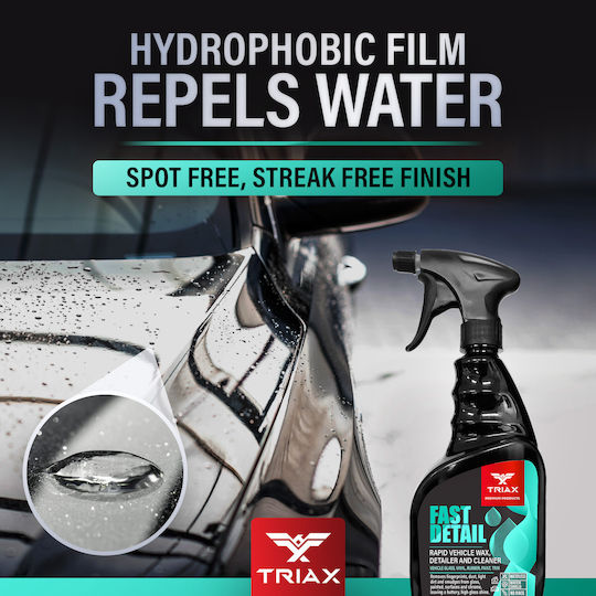 Triax Fast Detail Quick Cleaning Maintenance Solution Vehicles 680 Ml