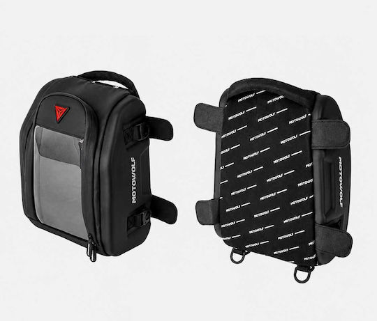 Motowolf Mb10 8l Motorrad-Tanktasche Magnetische Riemen Telefonfach Regenschutz