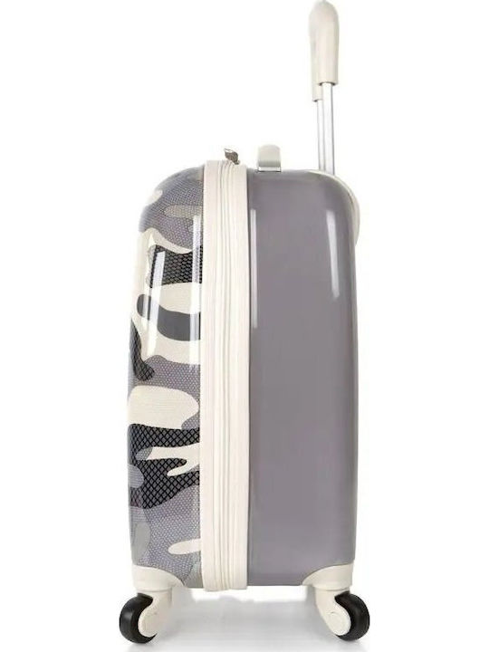 Heys Fashion Spinner Παιδική Βαλίτσα Ταξιδίου Grey Camo με 4 Ρόδες