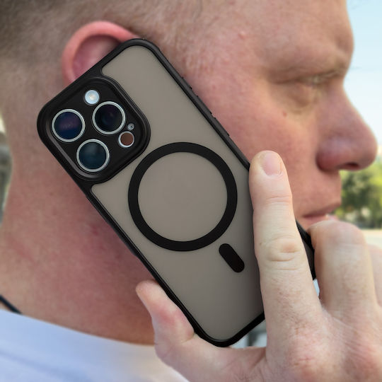 Husă Magnetică Magmatte Lens Sonique Xiaomi Poco X8 Pro Max 5g Neagră