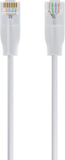 Lanview U/UTP Kat.6 Ethernet Netzwerkkabel 3m Weiß