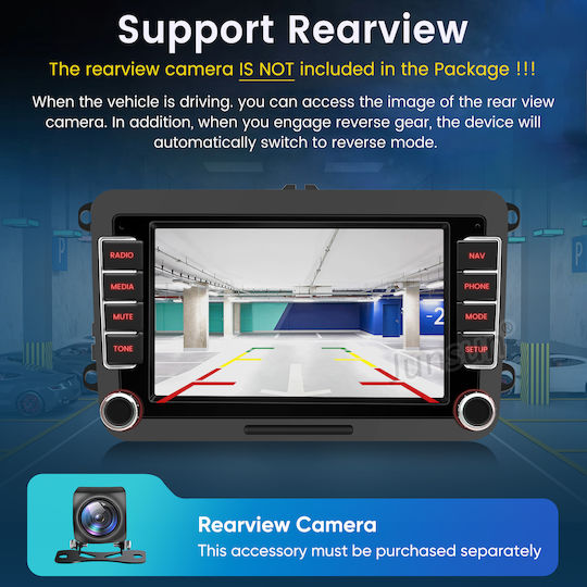 Junsun Auto-Audiosysteme Linux Vw Volkswagen Skoda Seat Touchscreen GPS Bluetooth Notenblätter Dvd Dab+ & Rds
