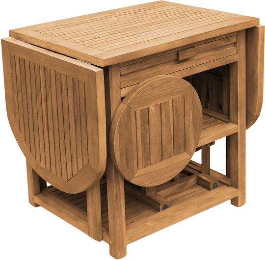 Градински Бар Комплект Nomani 2 Броя Teak