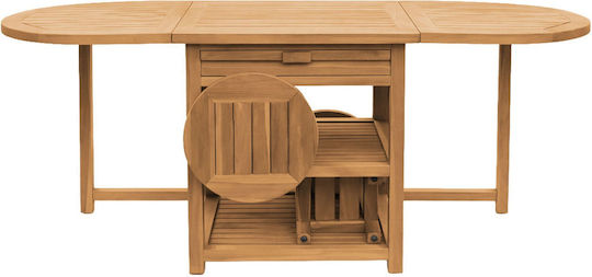Градински Бар Комплект Nomani 2 Броя Teak