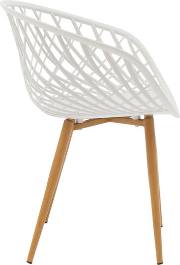 Ezra 5 Stück Garten- und Outdoor-Möbelsets für klassische Veranda mit Weißer Herstellerfarbe