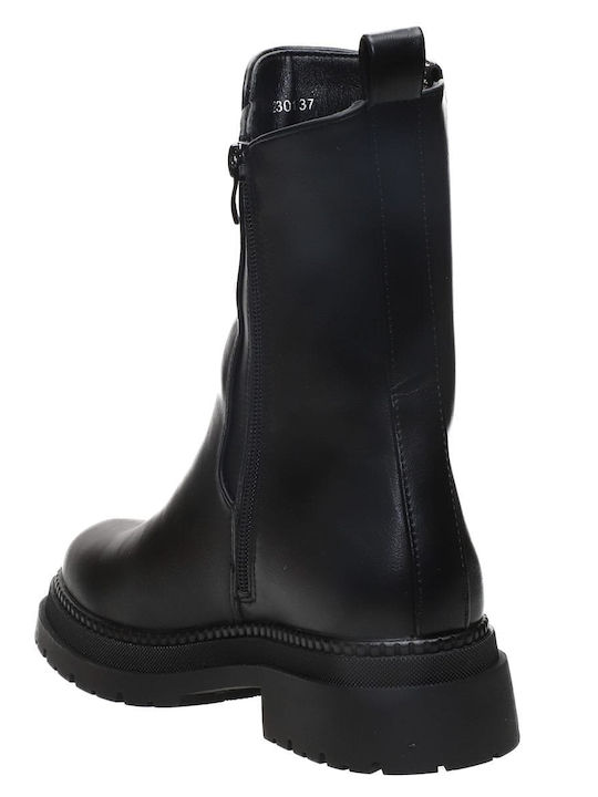 Damen Chelsea-Stiefel Schwarz 298/2301_MAURo