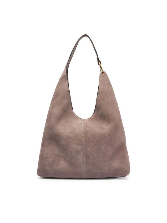 Slouchy Suede Leather Women's Shoulder Bag Suede Moonstruck Suede