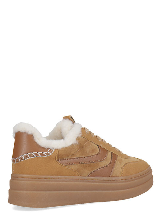 Women's Flatforms Sneakers Camel