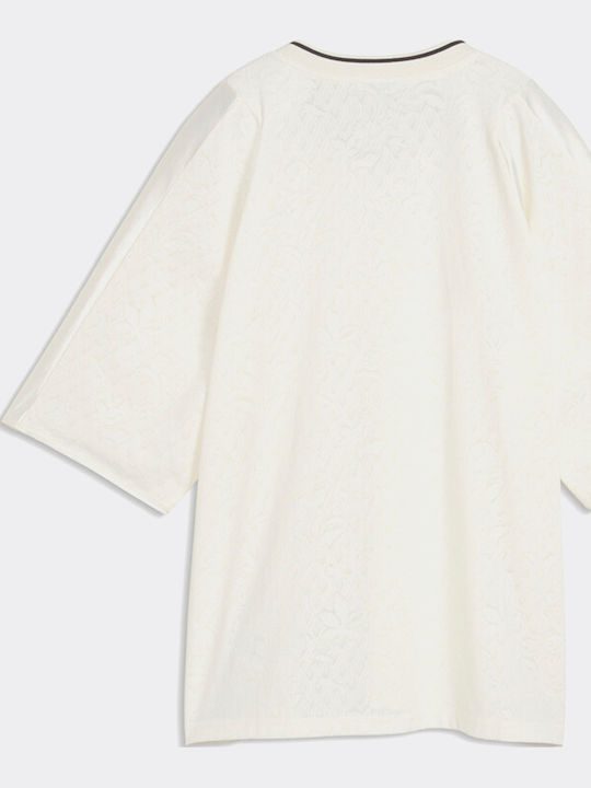 Damen Bluse Kurzärmelig Weiß