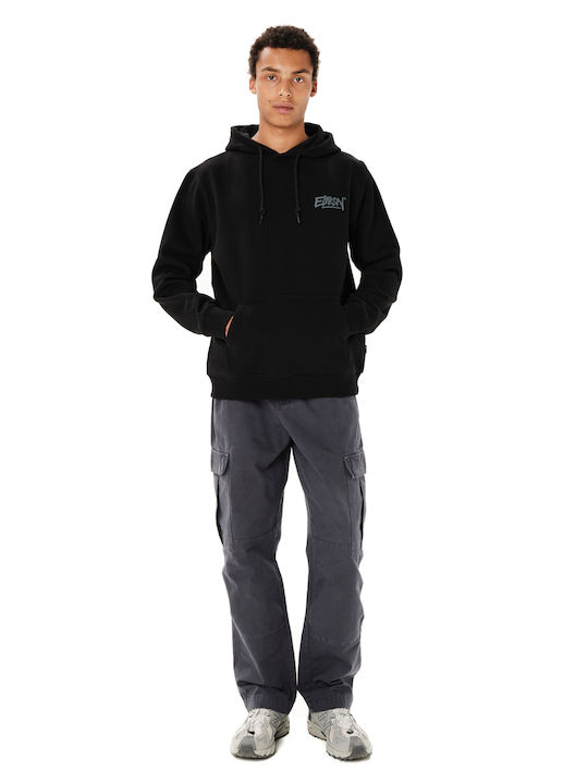 Sweatshirt Mit Kapuze Schwarz
