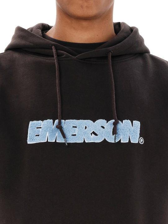 Herren Sweatshirt mit Kapuze Braun 262.EM20.12