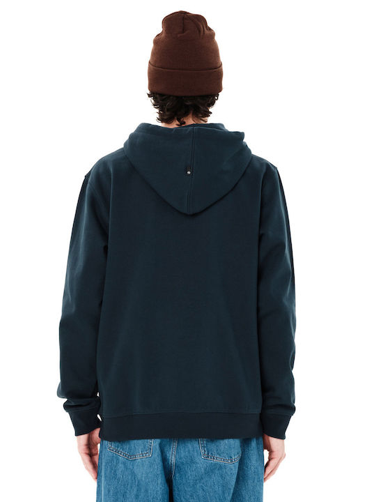 Sweatshirt mit Kapuze Petrol Blau 262.EM20.12