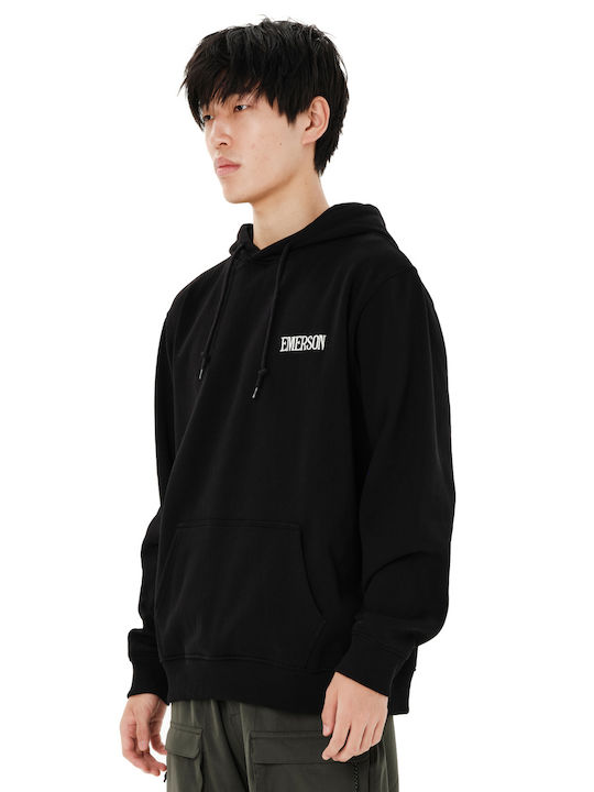 Emerson Hooded Sweatshirt Black