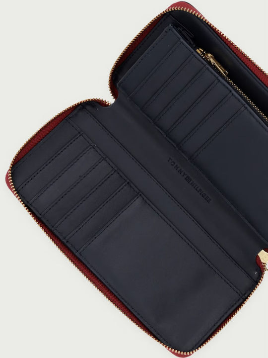 Large Leather Women's Wallet Red