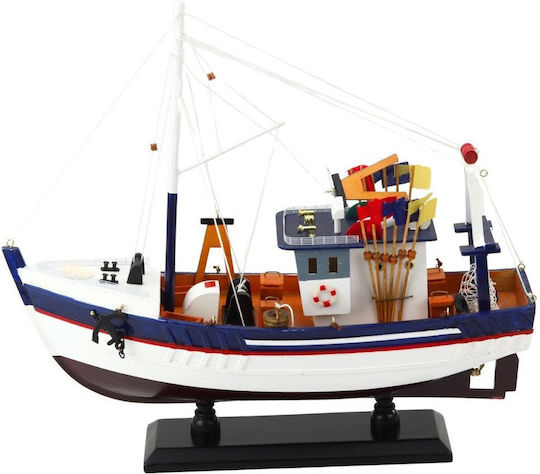 Lean Toys Риболовен Катер Кораб Оборудван Моделна Фигура 37x34см