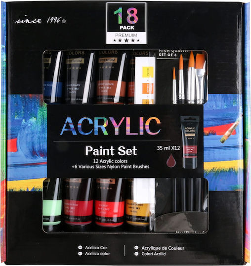 Premium Zeichenstifte Acryl Beruflich Set 12 Farben