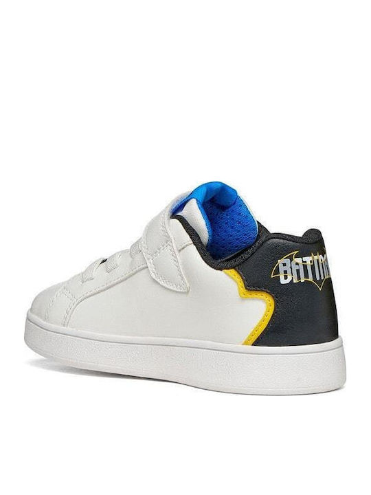 J Eclyper Kids Sneakers Anatomic with Hoop & Loop Closure White
