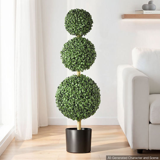 Vevor Изкуствено Топиарио Buxus Тройна Топка 91,4 См Комплект 2 Бройки Hymrgxjs36inddaf9001v0