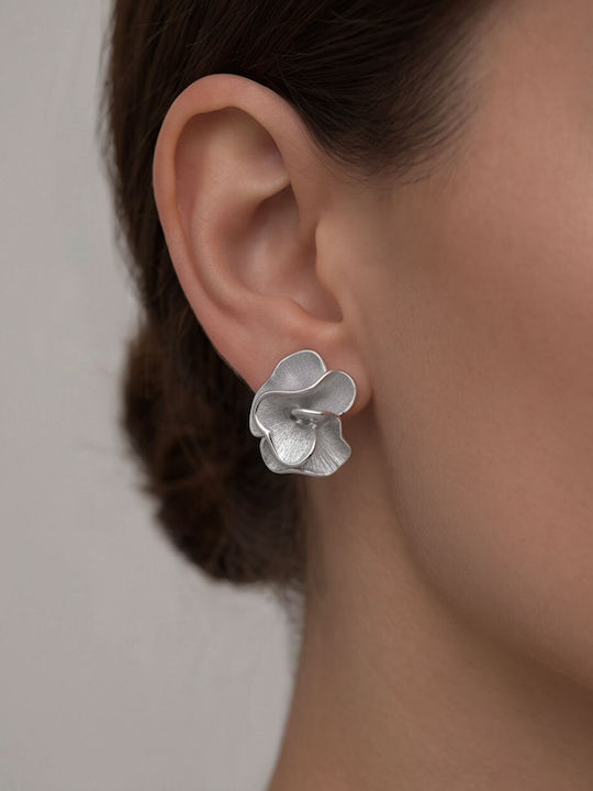 Touch Earrings Made Of Steel 260406 Silver
