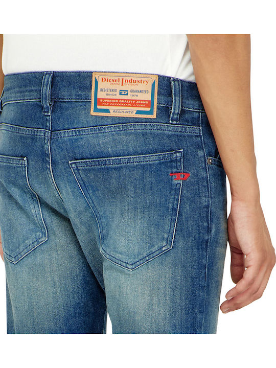 2019 D-Strukt Men's Jeans Pants Slim Fit Blue