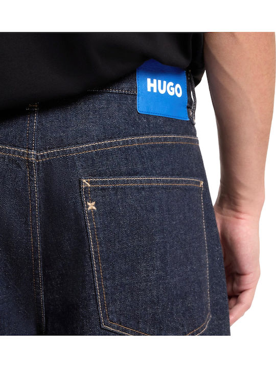 Men's Jeans Pants Relaxed Baggy Fit Blue