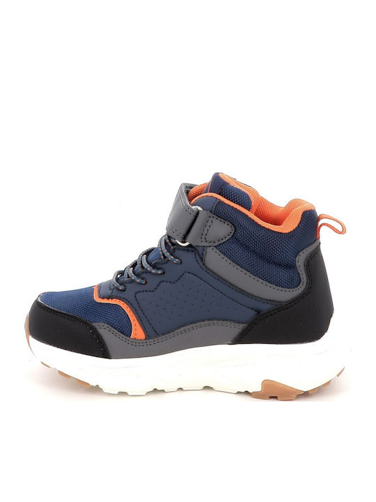Kids Ankle Boots with Hoop & Loop Closure Multicolour