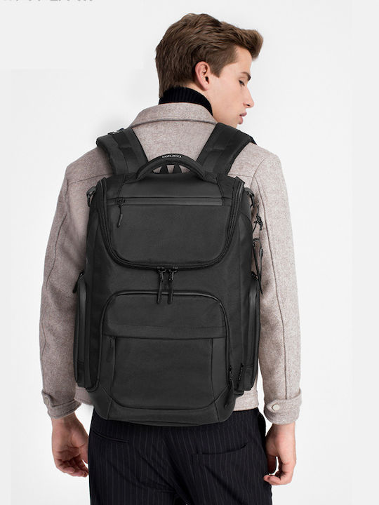 Ozuko Backpack Αδιάβροχο Μαύρο