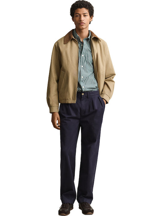 Long Sleeve Striped Shirt Birch Green