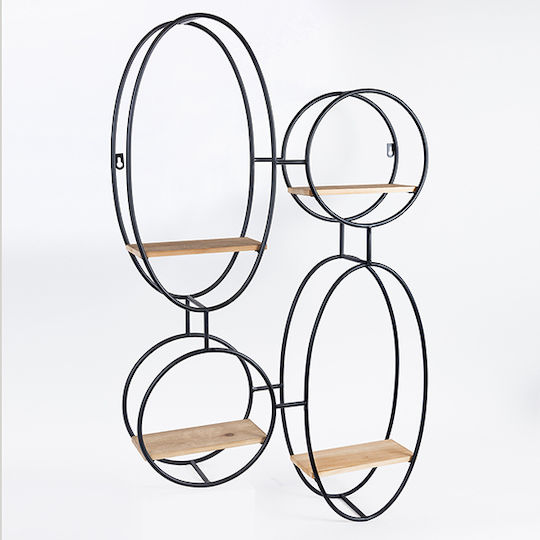 Ράφι 56.5x12x92εκ. Μαύρο Ράφι 56.5x12x92εκ. Μαύρο