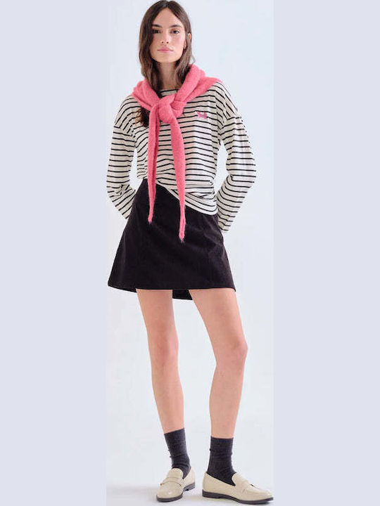 High Waist Mini Skirt Black