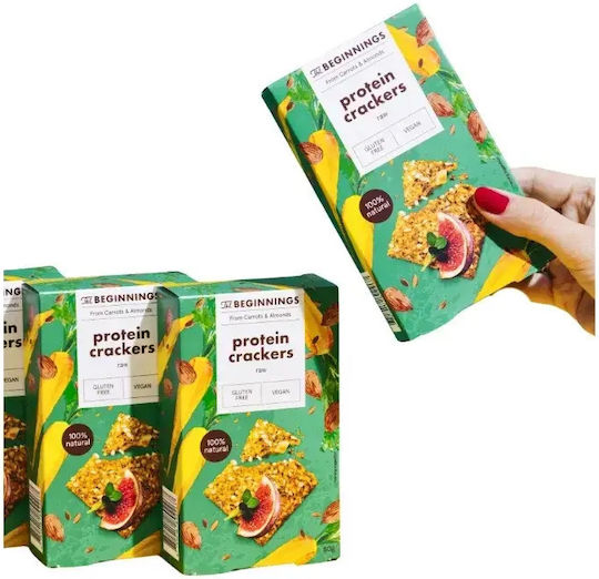 Crackers Carrot & Almond Gluten Free 80gr