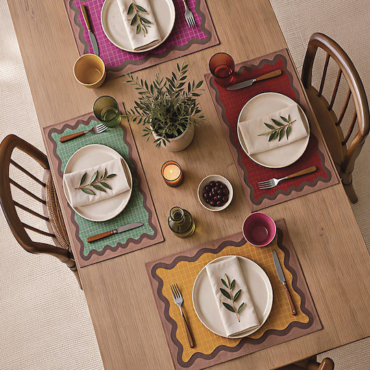 Nef-Nef Homeware Frame Tischsets Stoff Mehrfarbig 48x33cm
