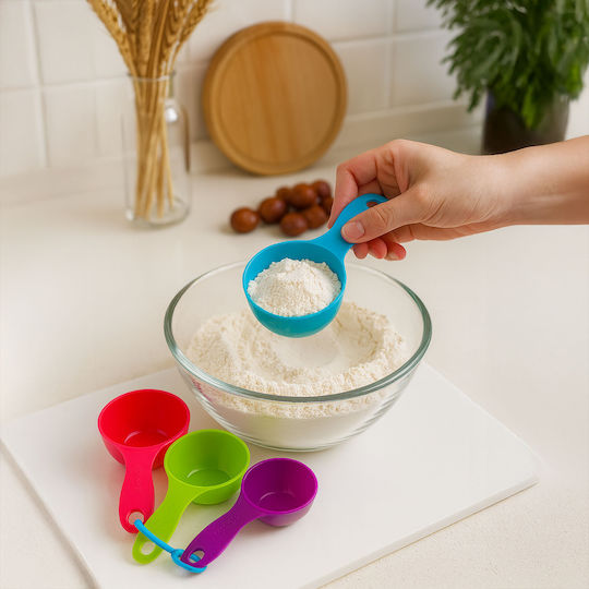 Plastic Kitchen Measuring Cup 4x Kitchen 65ml 4 Pieces
