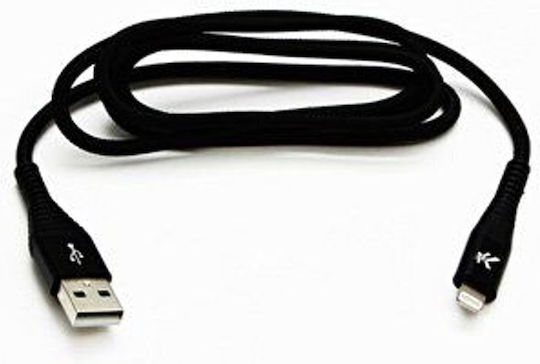 Logo Collection USB-A zu Lightning Kabel Schwarz 2m