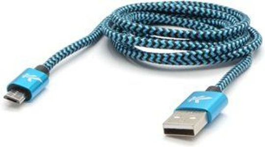Logo Collection Regular USB 2.0 spre micro USB Cablu Albastru 1m 1buc