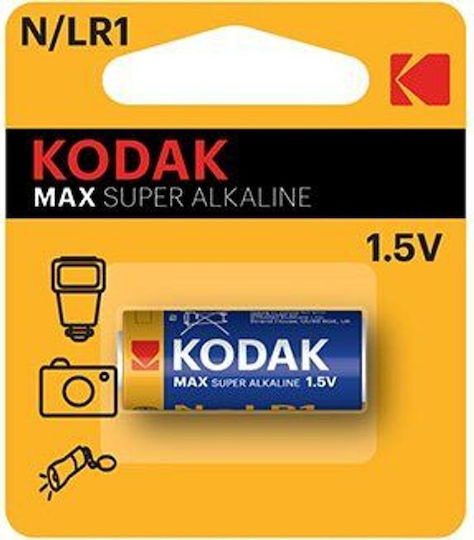 Kodak Max Super Αλκαλική Μπαταρία N 1.5V 1τμχ