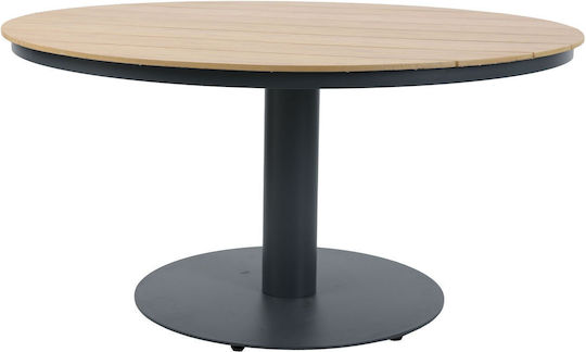 Masă De Exterior Din Aluminiu Antracit 150x150cm