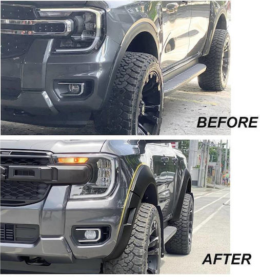 Ford Ranger T9 2023+ Wildtrack Wheel Fenders 6 Pieces
