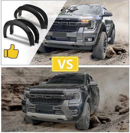 Ford Ranger T9 2023+ Wildtrack Wheel Fenders 6 Pieces