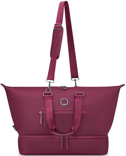 Delsey Пътна Чанта 51lt Кафява Текстилна М61xШ24xВ35см.