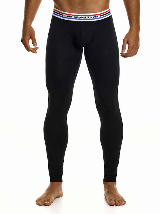 Modus Vivendi 30561 Black Mens Sports Leggings Long Black