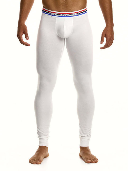 Modus Vivendi 30561 White Mens Sports Leggings Long White