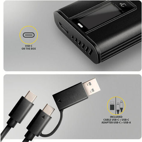 Axagon Кутия за Твърд Диск M.2 SATA III NVMe със Свързаност SATA USB 3.2 Type-C