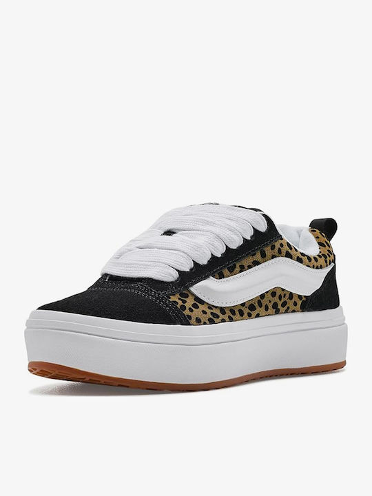 Vans Knu Skool Flatforms Sneakers Spotted Olive Brown / Black