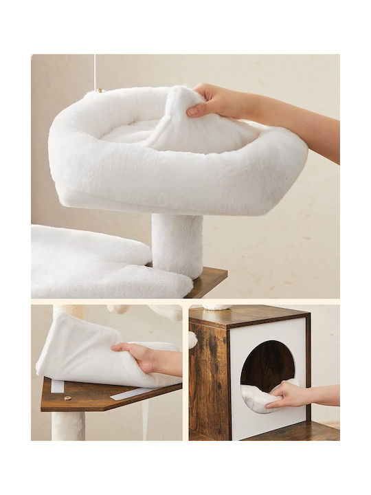 Feandrea Scratching Post Brown 58x50x140cm