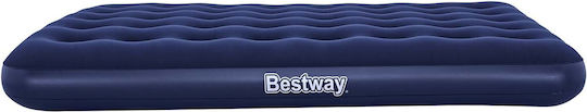 Bestway Надуваем Матрак за Сън Двоен с Ръчна Помпа 191x137x22см. Син