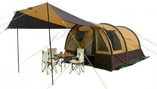 Cort Camping Tunel pentru 6 Persoane