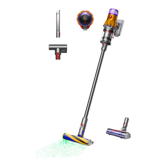 Dyson V12 Absolute SV46 Επαναφορτιζόμενη Σκούπα 2 σε 1 Stick & Χειρός 25.2V Γκρι